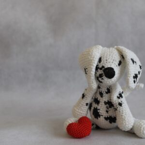 Le dalmatien au cœur rouge