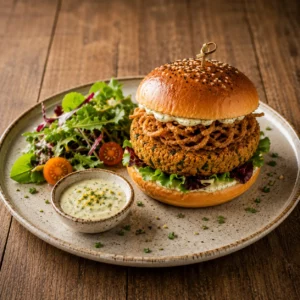 Burger végétal de La Cour